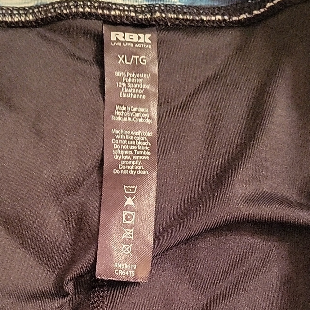 Stylish Black and Blue Women's Leggings - Picture 2 of 3